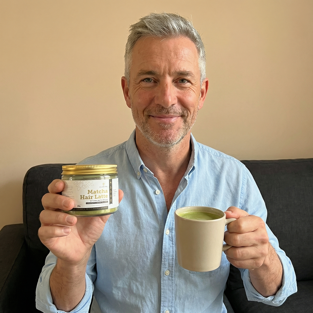 Nathan W. about Matcha Hair Latte