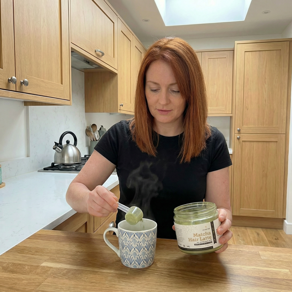 Martha T. about Matcha Hair Latte