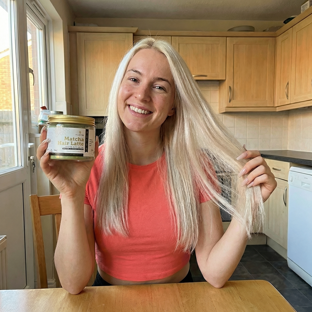 Barby Z. about Matcha Hair Latte