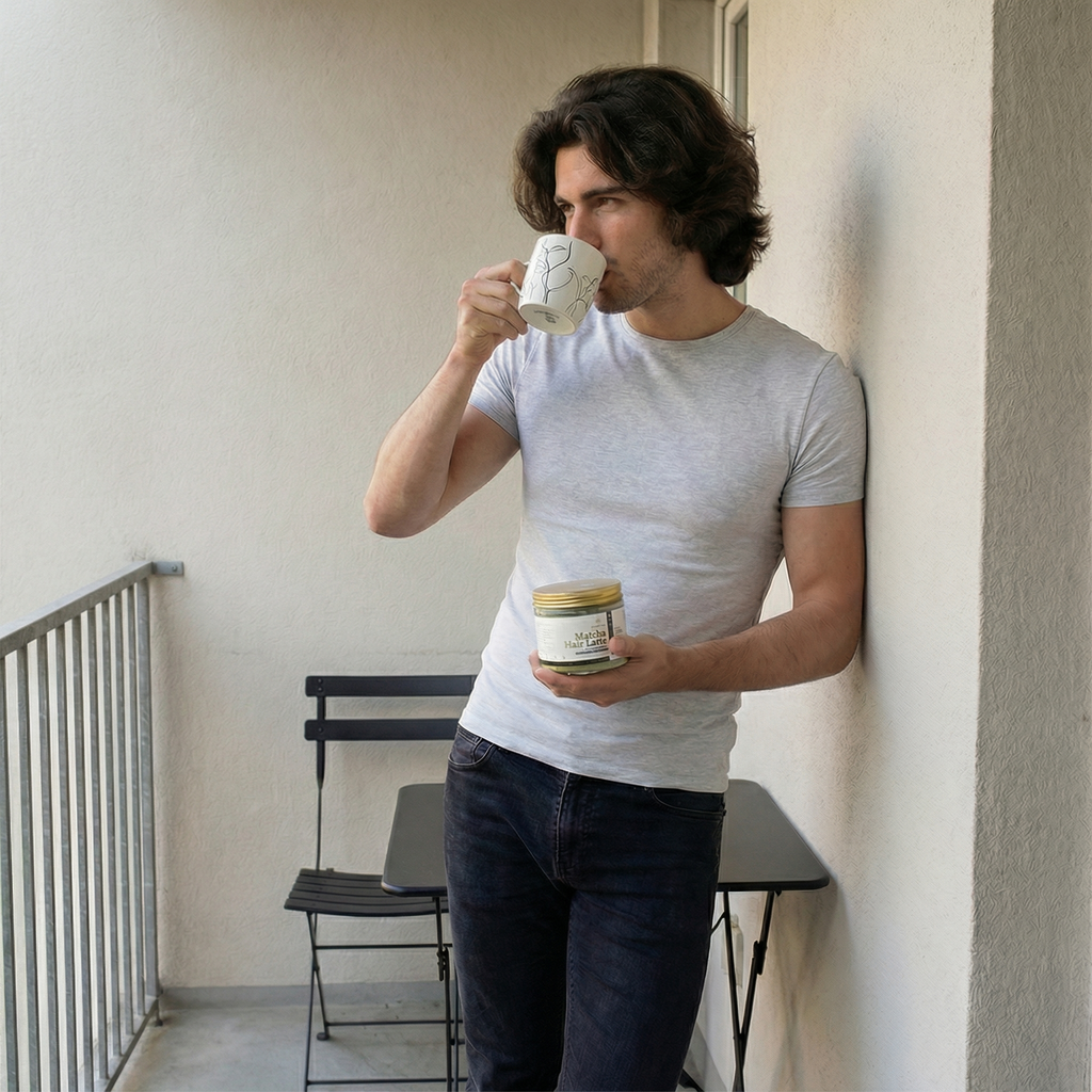 Arthur S. über Matcha-Haar-Latte