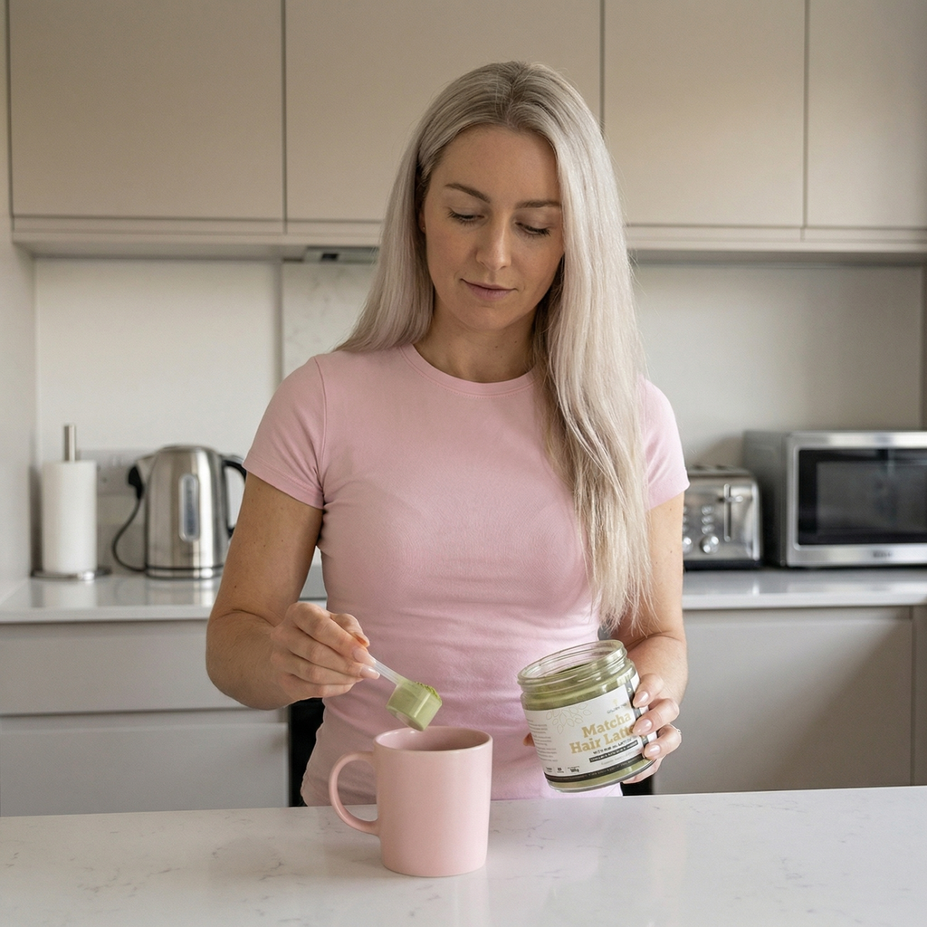 Bernarda R. o Matcha Hair Latte