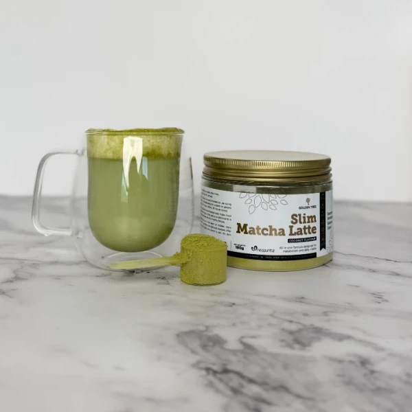 Slim Matcha Latte Latte z kokosem i matchą przyspieszające metabolizm