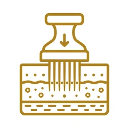 Mechanism step icon graphic