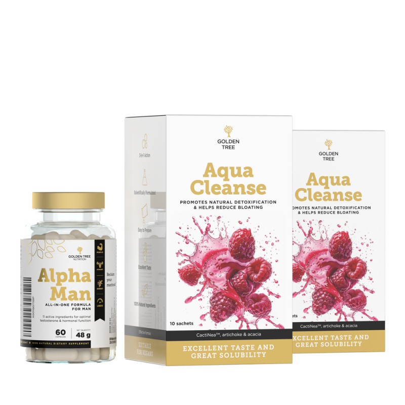 Active Man Alpha Man + Aqua Cleanse gratis