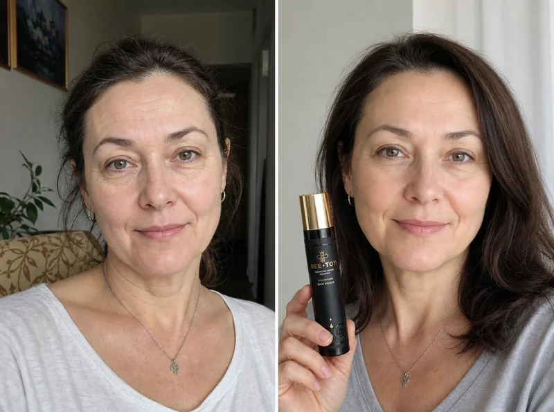 Before-after review woman 54 softer forehead