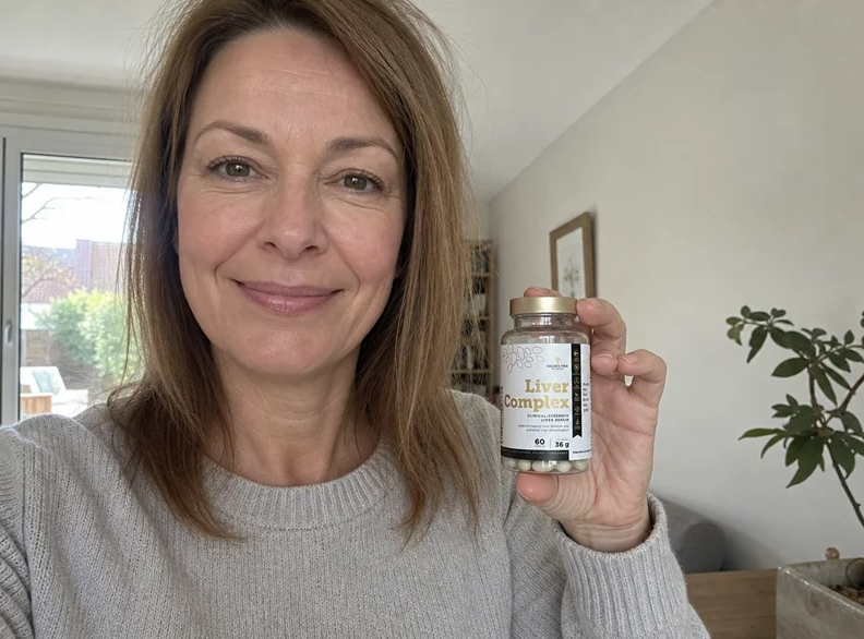 Woman in her 40s before and after