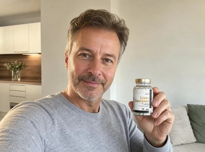 Mężczyzna w wieku około 50 lat przed