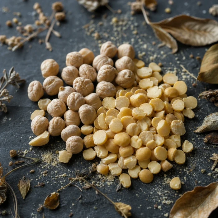 Vitamin B6 natural sources on dark slate