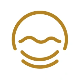 Gold calm wave digestive ease icon