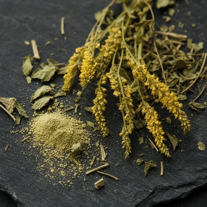 Sweet yellow clover extract on dark slate