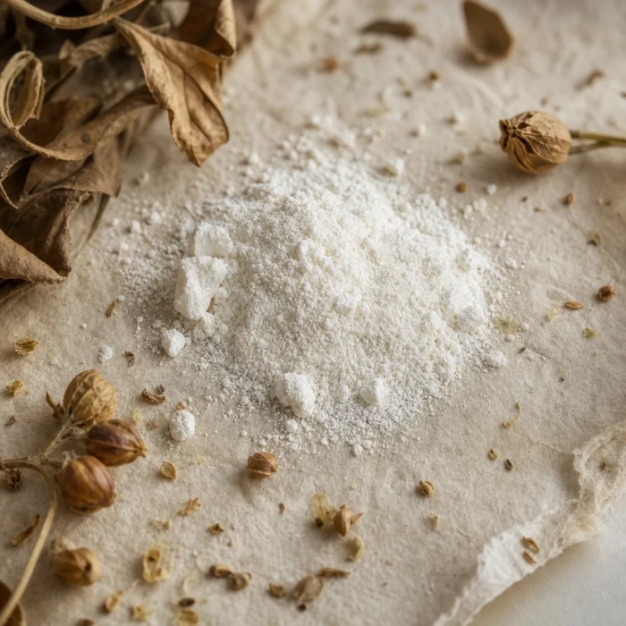 L-carnitine source meat on handmade paper