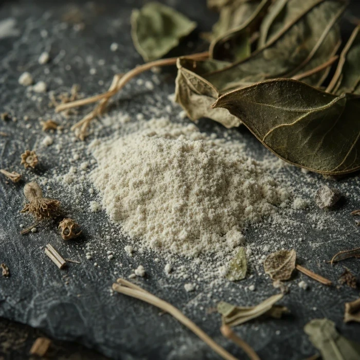 Foto macro de la ficha de ingredientes