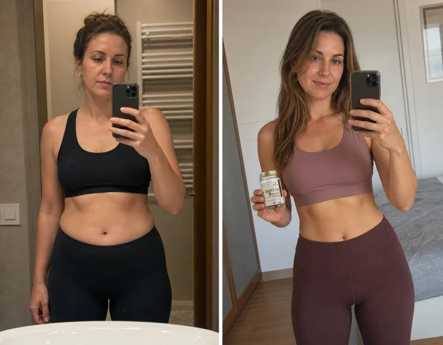 Maria before and after appetite improvement