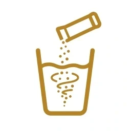 Icono de sobre disolviéndose en agua