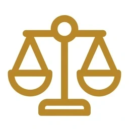 Icono de balanza equilibrada de reequilibrio