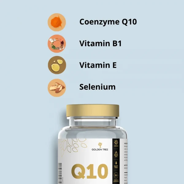 Q10 1 + 1 gratis Coenzyme Q10 with added vitamins and selenium