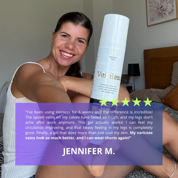 Veinless Helps reduce the appearance of capillaries