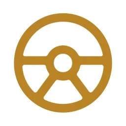 Bold gold manage control icon
