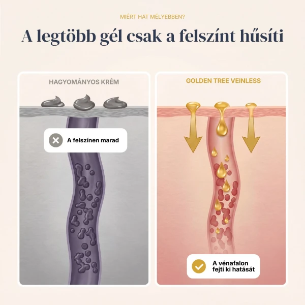 Veinless Gél Szüntesse meg a vénás torlódást, és nyerje vissza a könnyed, kényelmes lábérzetet!