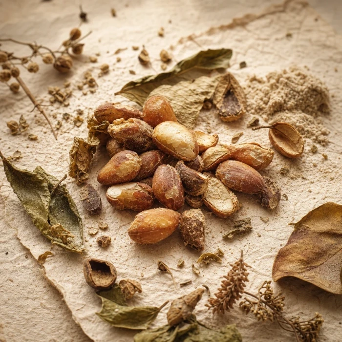 Ingredient card macro photo