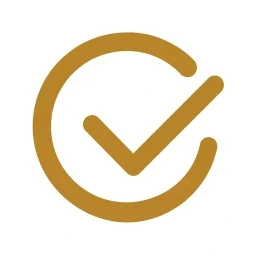 Bold broom sweep clear icon gold