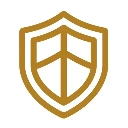 Symbol eines fetten Schildes zur Verstärkung des Schutzes