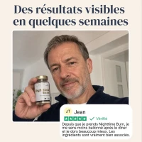 Nighttime Burn 1 + 1 gratis Thermogénique nocturne pour soutenir le métabolisme