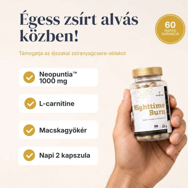 Nighttime Burn Támogasd szervezeted éjszakai zsírégető folyamatait alvás közben.