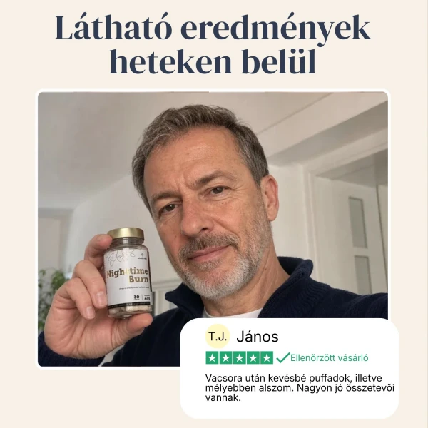 Nighttime Burn Támogasd szervezeted éjszakai zsírégető folyamatait alvás közben.