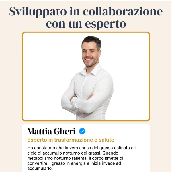 Nighttime Burn 1 + 1 gratis Termogenico notturono per sostenere il metabolismo