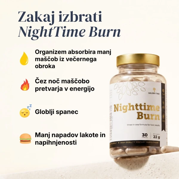 Nighttime Burn PoPodpri naravne procese presnove maščob med spanjem.