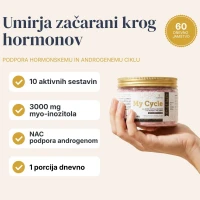 My Cycle Podpri hormonsko ravnovesje za bolj urejen menstrualni cikel, čistejšo kožo in boljše počutje.
