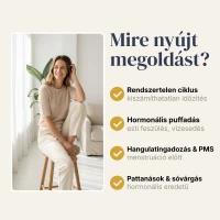 My Cycle Állítsd helyre a hormonális és androgén egyensúlyodat, hogy a menstruációs ciklusod, a bőröd és a hangulatod is ehhez igazodjon.