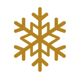 Snowflake cooling relief icon