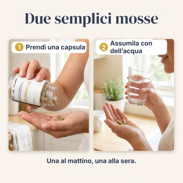 BiomeCell Formula prebiotica e probiotica per il microbioma intestinale