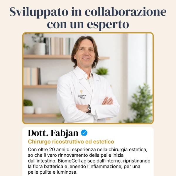 BiomeCell Formula prebiotica e probiotica per il microbioma intestinale