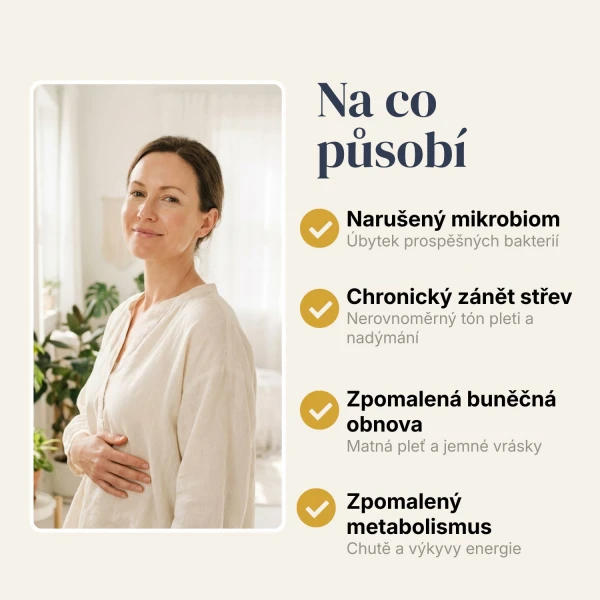 BiomeCell Přípravek s prebiotiky a probiotiky pro střevní mikrobiom