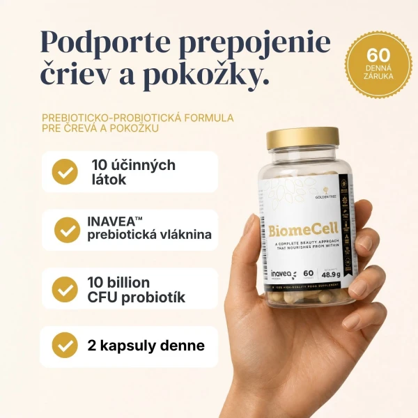 BiomeCell Prebiotický a probiotický prípravok na podporu črevnej mikroflóry