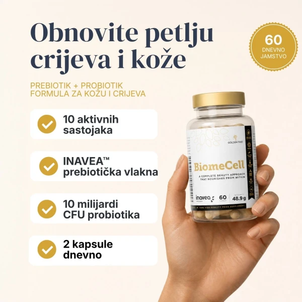 BiomeCell Formula s prebioticima i probioticima za crijevni mikrobiom