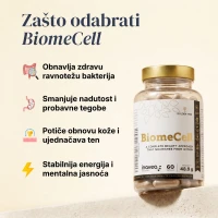 BiomeCell Formula s prebioticima i probioticima za crijevni mikrobiom