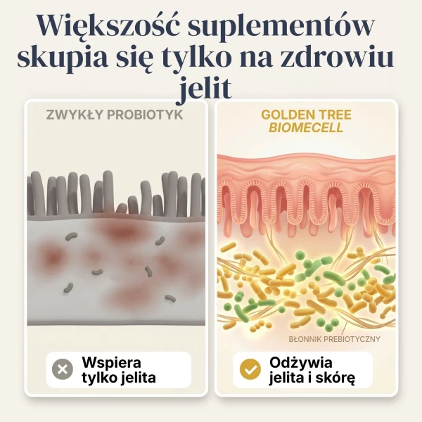 BiomeCell Preparat prebiotyczno-probiotyczny wspomagający mikroflorę jelitową