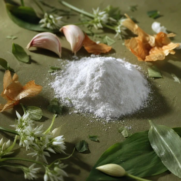 NAC powder with wild botanical sprigs olive